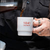 1041 Fulton Milk Glass Mug