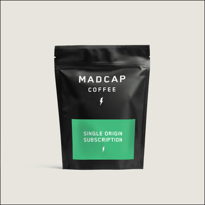 Rotating single origin coffee subscription