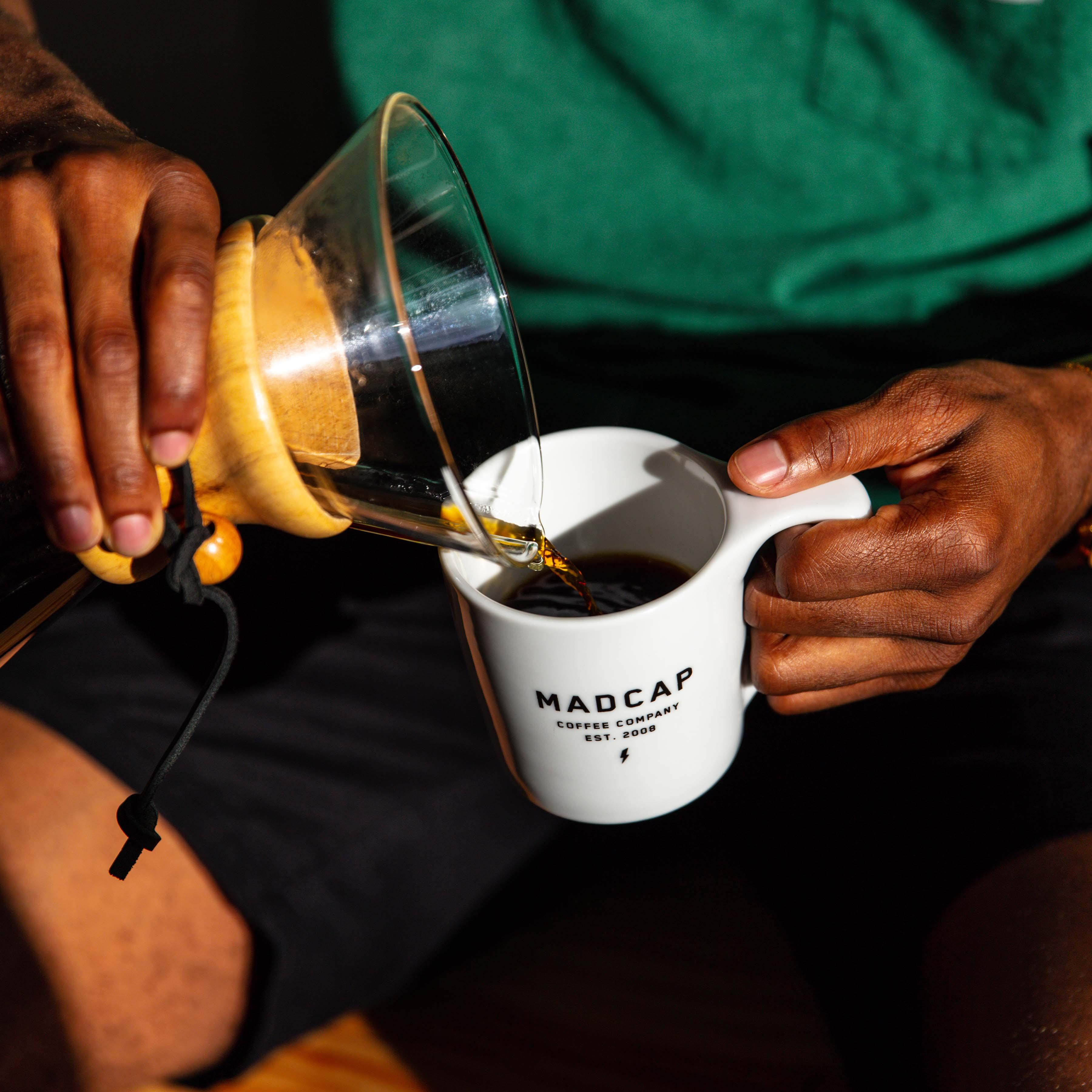Madcap Coffee Mug Lifestyle Chemex