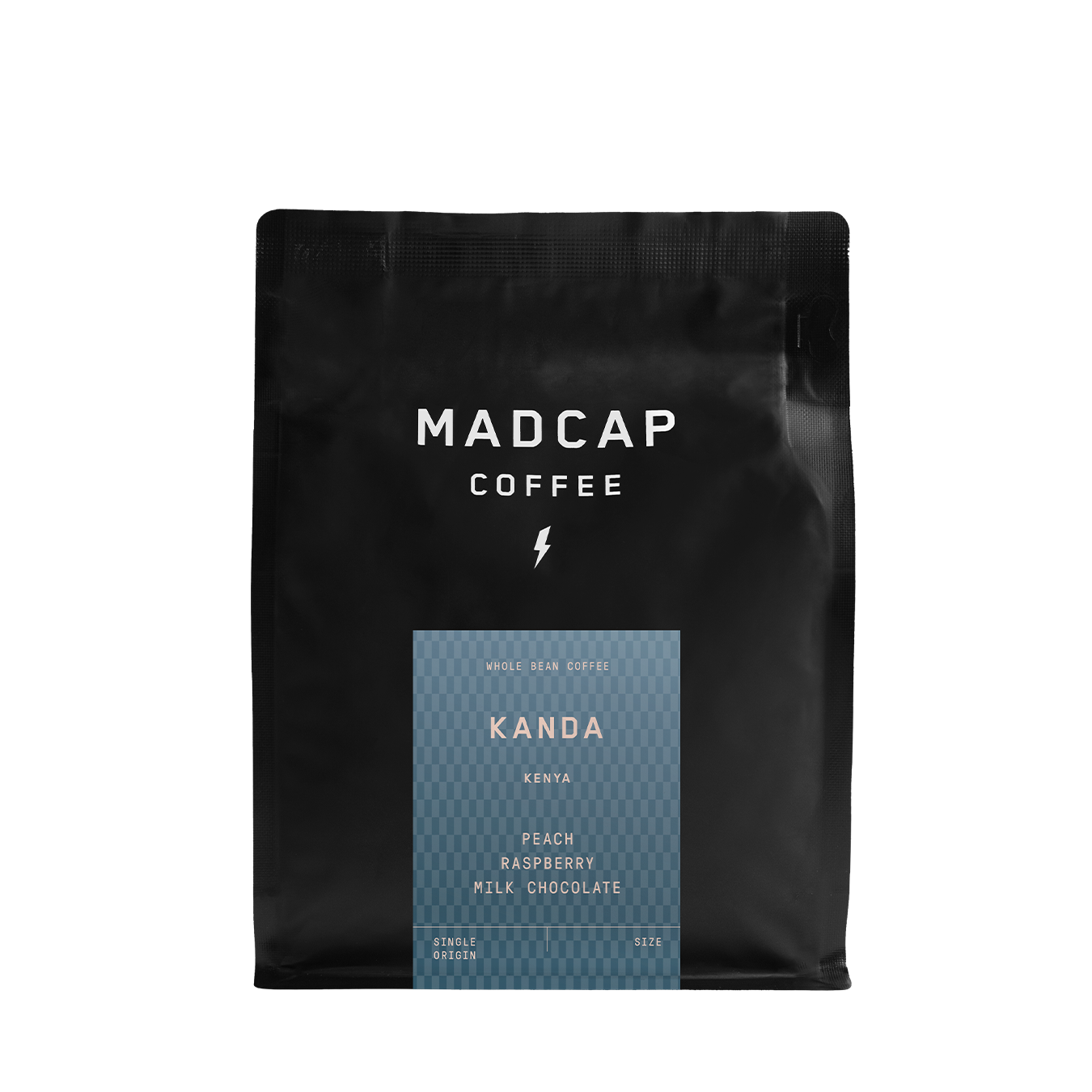 Retail bag of Kanda Kenya coffee