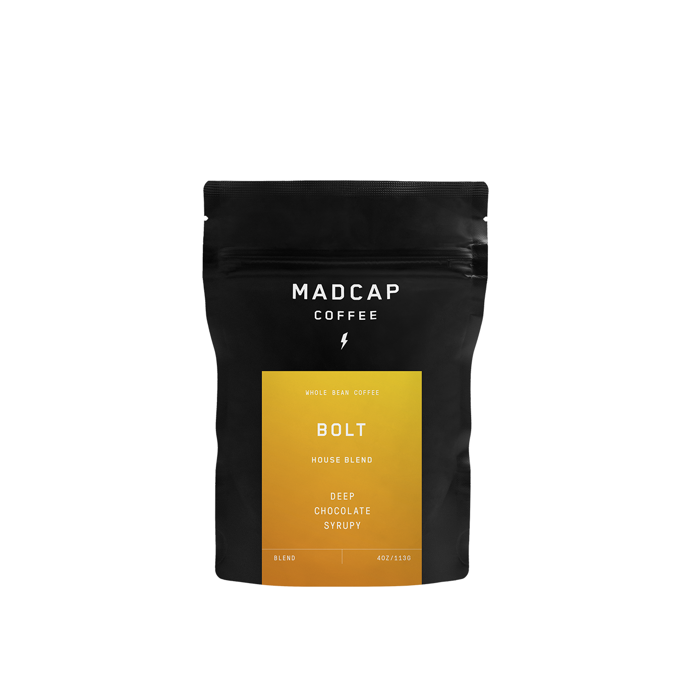 Bolt coffee sample bag
