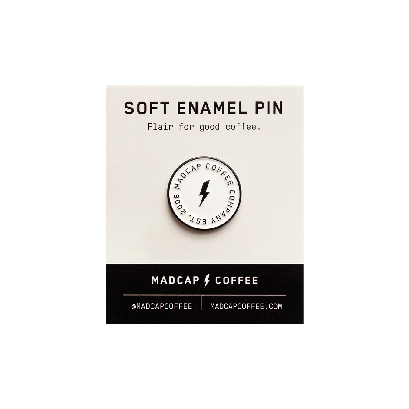 Madcap Coffee Circle Enamel Pin