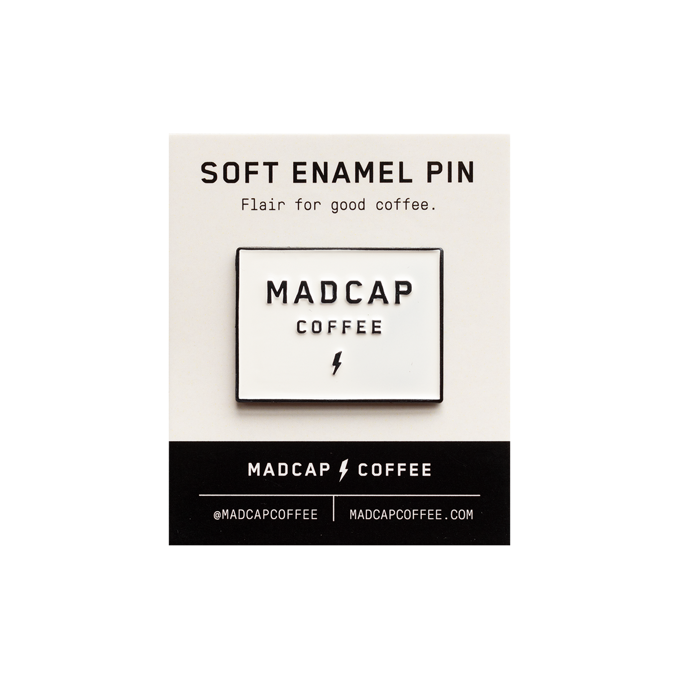 Madcap Vertical Logo Enamel Pin